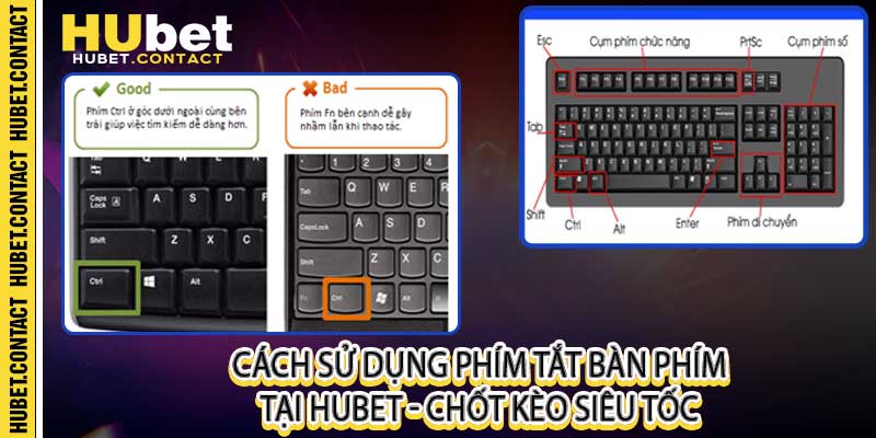 Cách Sử Dụng Phím Tắt Bàn Phím Tại Hubet - Chốt Kèo Siêu Tốc - Na77