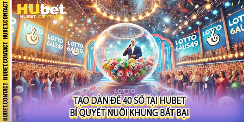 Tạo Dàn Đề 40 Số Tại Hubet - Bí Quyết Nuôi Khung Bất Bại - Na77