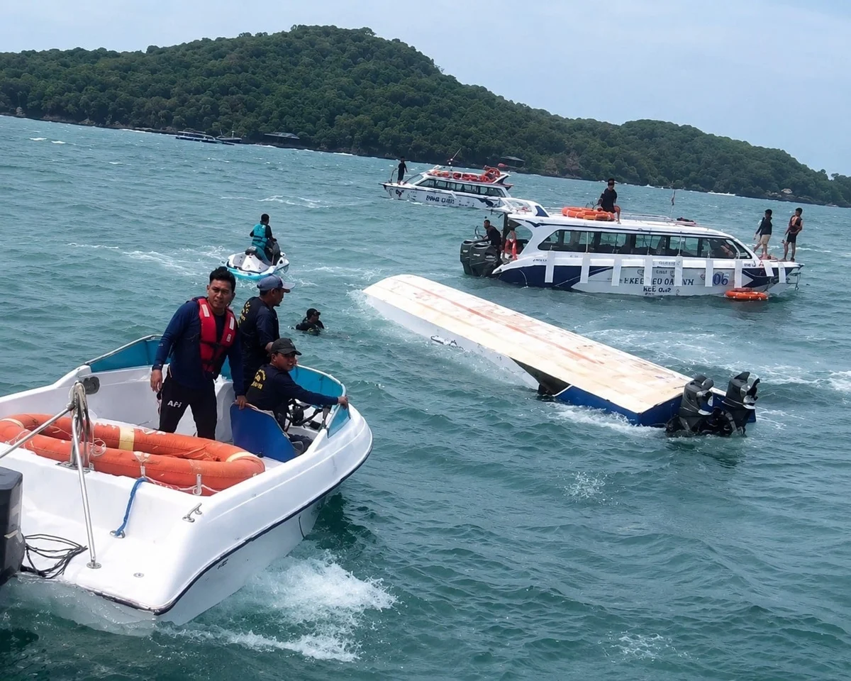 Lật ca nô tại Phú Quốc - 15 người chết, 21 người được cứu - Na77